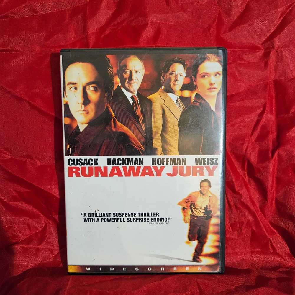 Runaway Jury DVD John Cusack Gene Hackman Thriller‎ Movie Widescreen